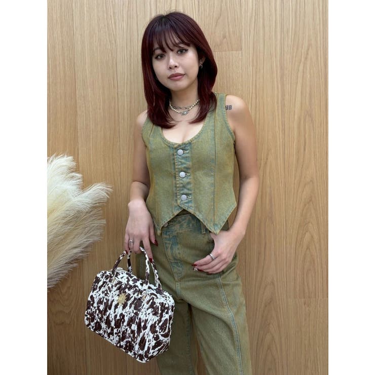 ヴィンテージライクデニムベスト【セットアップ着用可能】 | EVRIS | 詳細画像8 