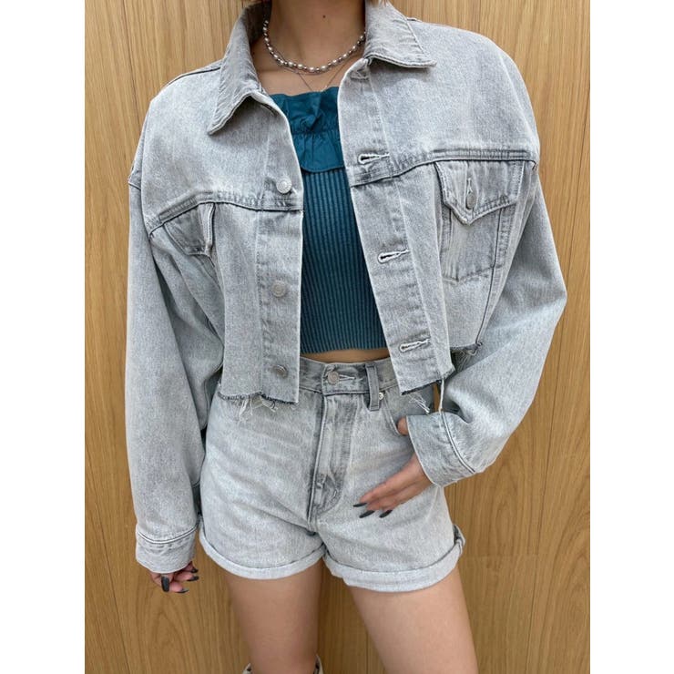 ヴィンテージライクカラーデニムブルゾン【セットアップ着用可能】 | EVRIS | 詳細画像15 