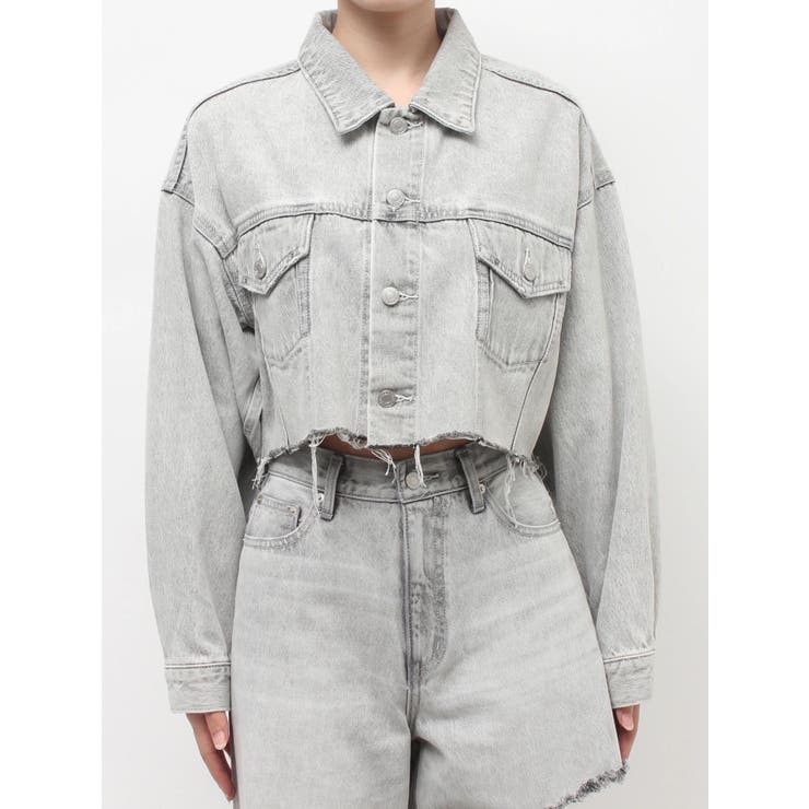 ヴィンテージライクカラーデニムブルゾン【セットアップ着用可能】 | EVRIS | 詳細画像42 