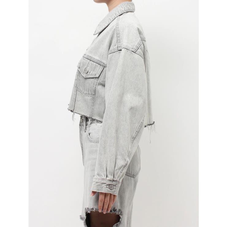 ヴィンテージライクカラーデニムブルゾン【セットアップ着用可能】 | EVRIS | 詳細画像43 