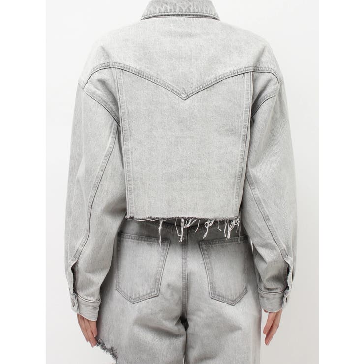 ヴィンテージライクカラーデニムブルゾン【セットアップ着用可能】 | EVRIS | 詳細画像44 