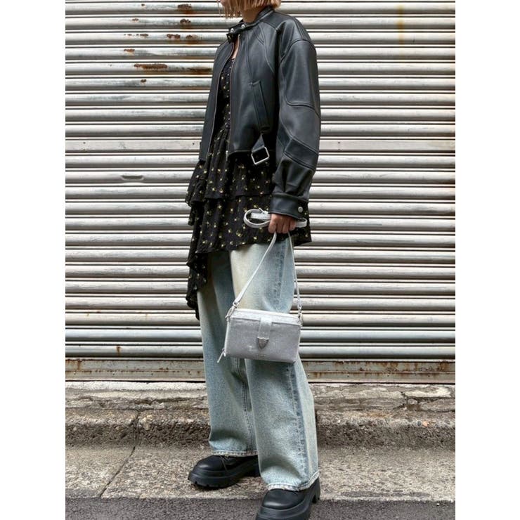 エンブレムドッキングバイカーブルゾン【セットアップ着用可能】 | EVRIS | 詳細画像20 