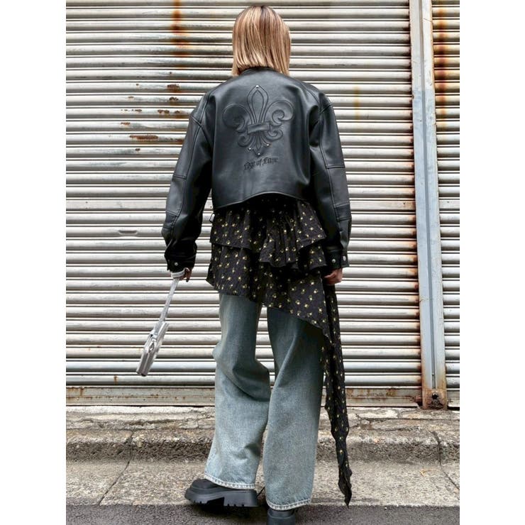 エンブレムドッキングバイカーブルゾン【セットアップ着用可能】 | EVRIS | 詳細画像22 