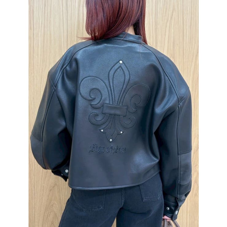 エンブレムドッキングバイカーブルゾン【セットアップ着用可能】 | EVRIS | 詳細画像23 