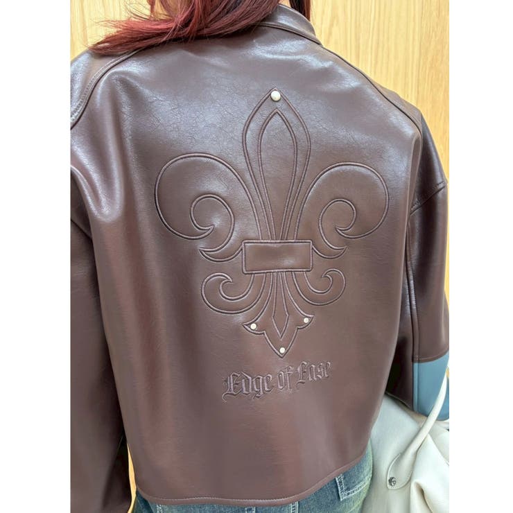 エンブレムドッキングバイカーブルゾン【セットアップ着用可能】 | EVRIS | 詳細画像31 