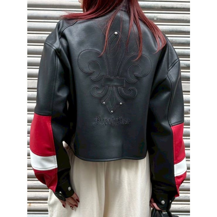 エンブレムドッキングバイカーブルゾン【セットアップ着用可能】 | EVRIS | 詳細画像45 