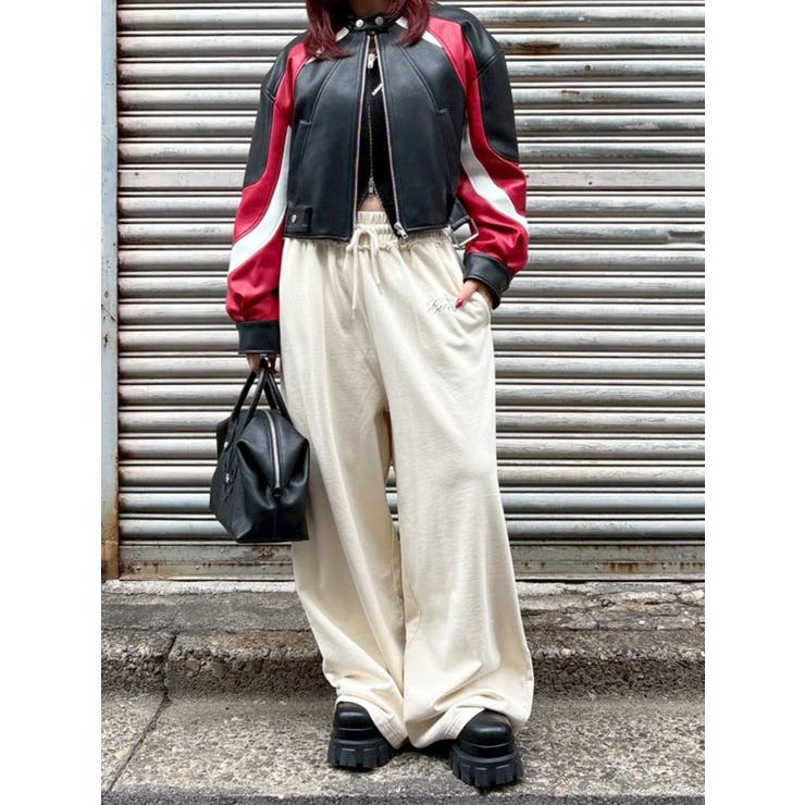 エンブレムドッキングバイカーブルゾン【セットアップ着用可能】 | EVRIS | 詳細画像46 