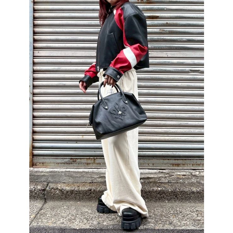 エンブレムドッキングバイカーブルゾン【セットアップ着用可能】 | EVRIS | 詳細画像47 