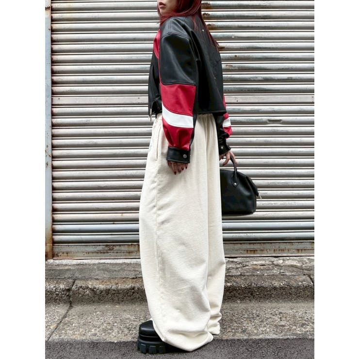 エンブレムドッキングバイカーブルゾン【セットアップ着用可能】 | EVRIS | 詳細画像48 