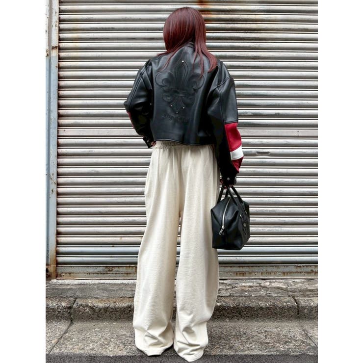 エンブレムドッキングバイカーブルゾン【セットアップ着用可能】 | EVRIS | 詳細画像50 