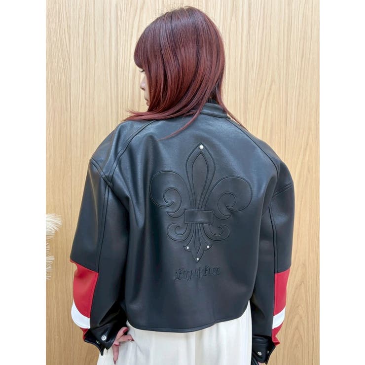 ミックス | エンブレムドッキングバイカーブルゾン【セットアップ着用可能】 | EVRIS