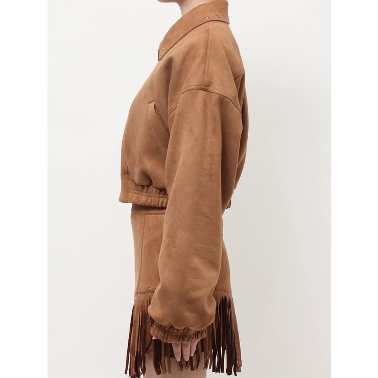 フェイクスウェードボリュームショートブルゾン【セットアップ着用可能】 | EVRIS | 詳細画像25 