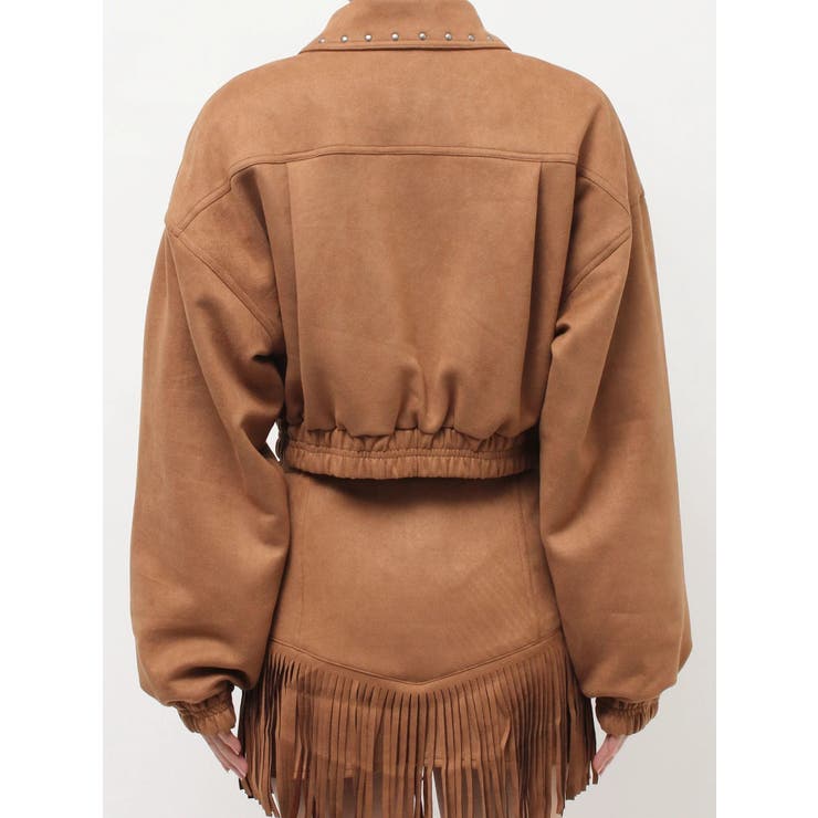 フェイクスウェードボリュームショートブルゾン【セットアップ着用可能】 | EVRIS | 詳細画像26 