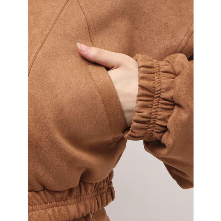 フェイクスウェードボリュームショートブルゾン【セットアップ着用可能】 | EVRIS | 詳細画像29 