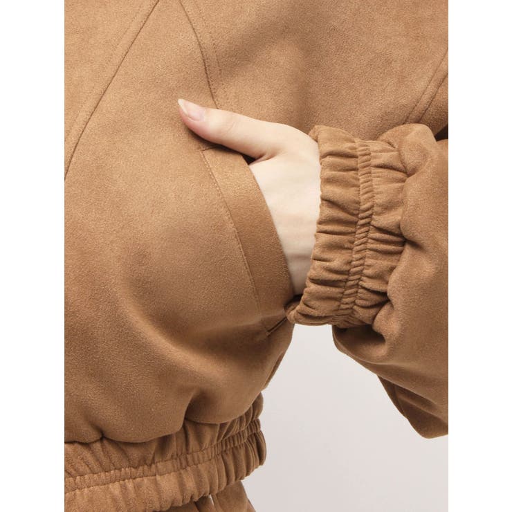 フェイクスウェードボリュームショートブルゾン【セットアップ着用可能】 | EVRIS | 詳細画像41 