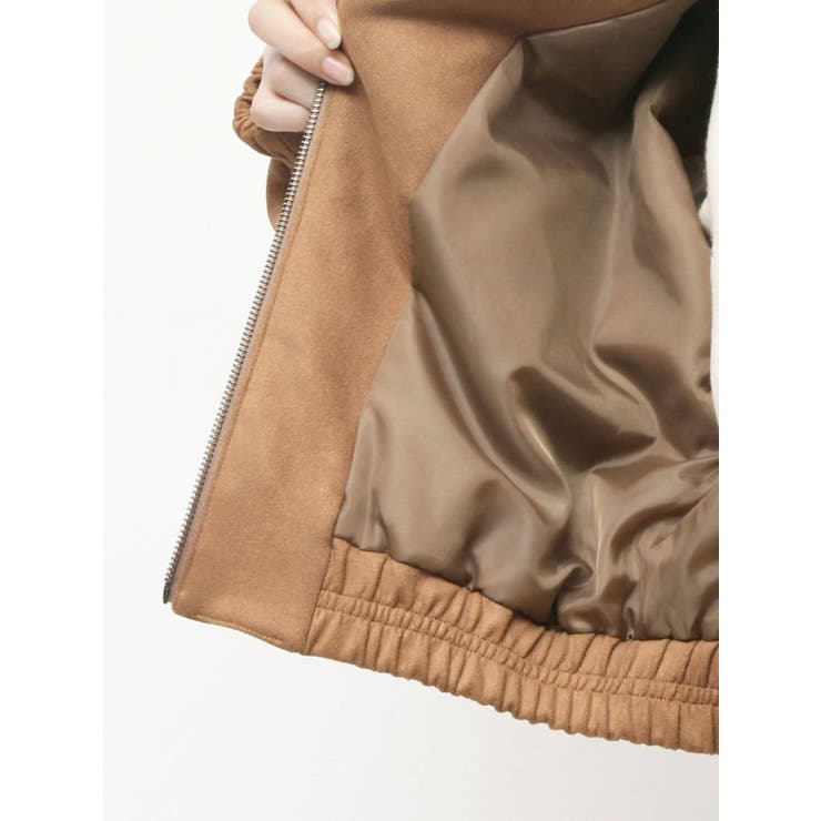 フェイクスウェードボリュームショートブルゾン【セットアップ着用可能】 | EVRIS | 詳細画像42 