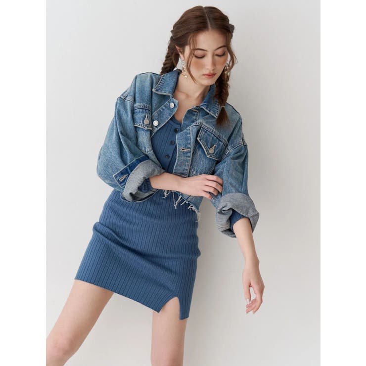 レイヤードホルターネックミニワンピース | EVRIS | 詳細画像9 