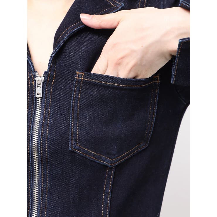 ストレッチデニムシャツミニワンピース | EVRIS | 詳細画像46 