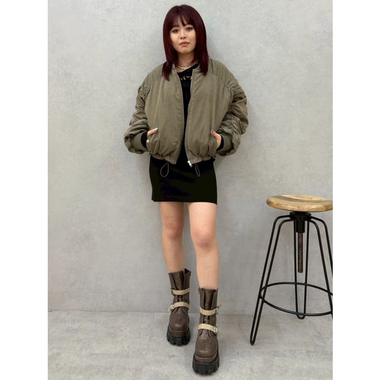 カットアウトニットミニワンピース | EVRIS | 詳細画像18 