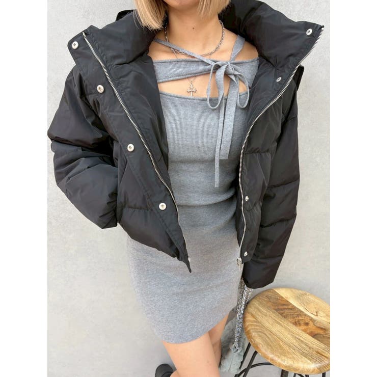 カットアウトニットミニワンピース | EVRIS | 詳細画像26 