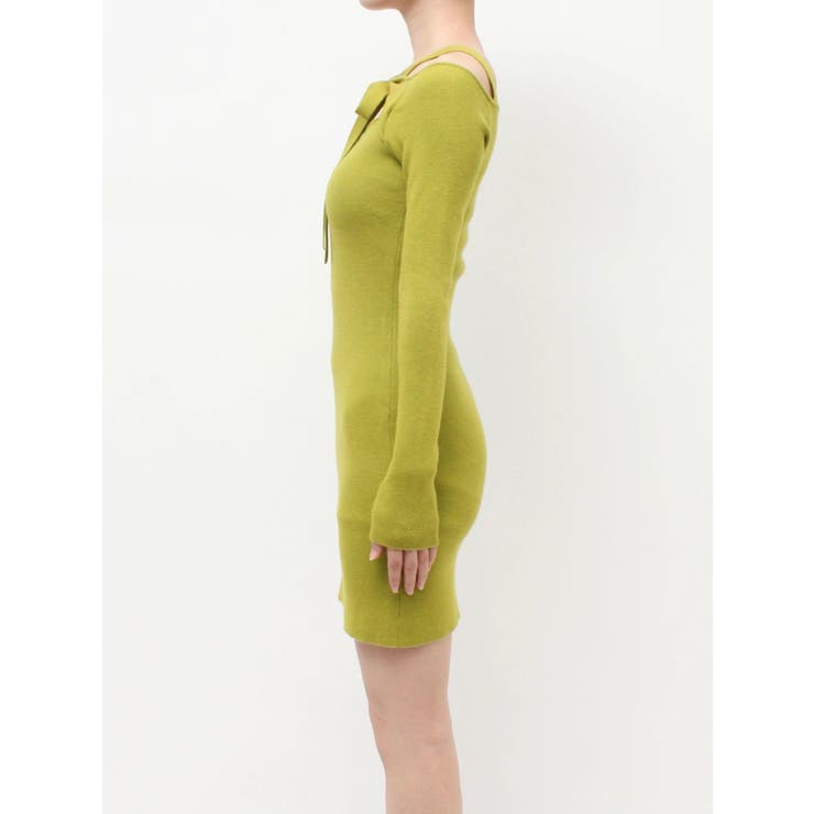 カットアウトニットミニワンピース | EVRIS | 詳細画像45 