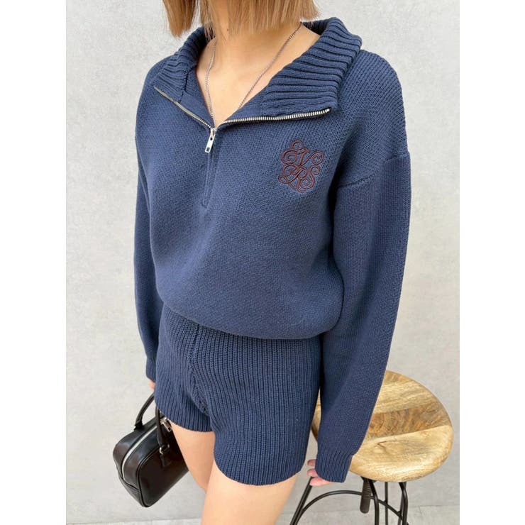 ワンポイントロゴニットロンパース | EVRIS | 詳細画像18 