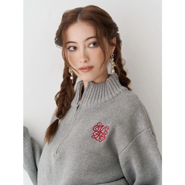 ワンポイントロゴニットロンパース | EVRIS | 詳細画像2 