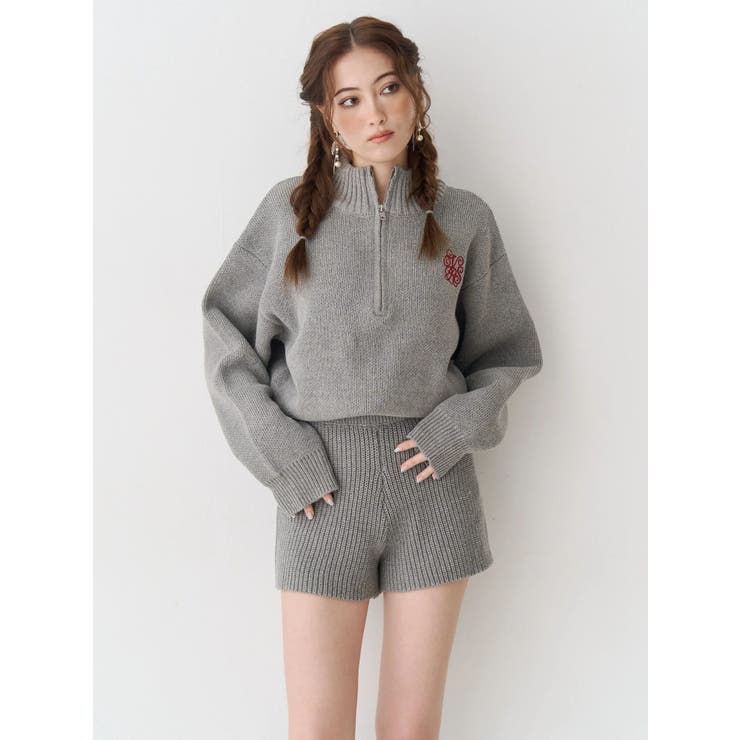 ワンポイントロゴニットロンパース | EVRIS | 詳細画像4 