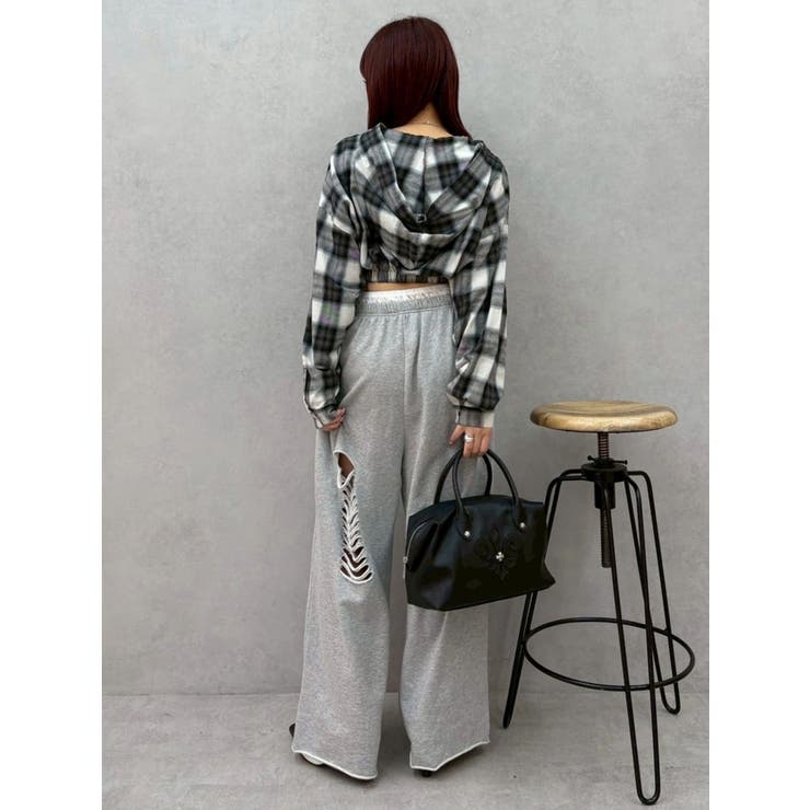 フードチェックショートシャツ | EVRIS | 詳細画像23 