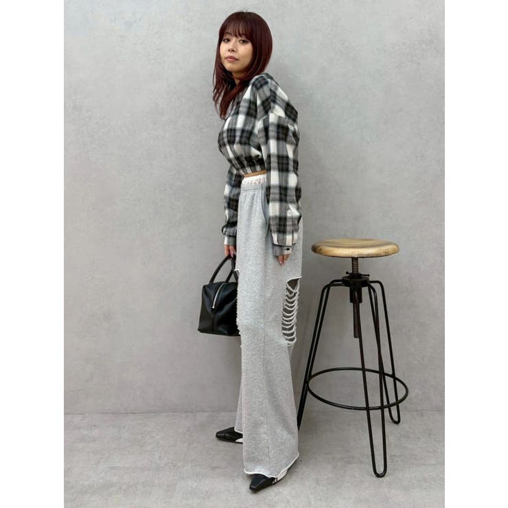 フードチェックショートシャツ | EVRIS | 詳細画像25 