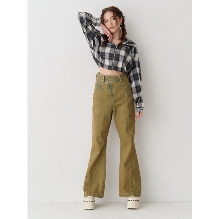 フードチェックショートシャツ | EVRIS | 詳細画像9 