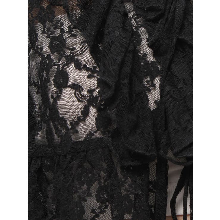 フロントリボンレースクロップドシャツ | EVRIS | 詳細画像28 