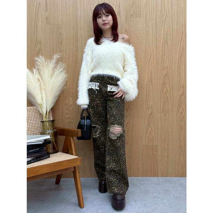 グラフィックワイドパンツ | EVRIS | 詳細画像18 