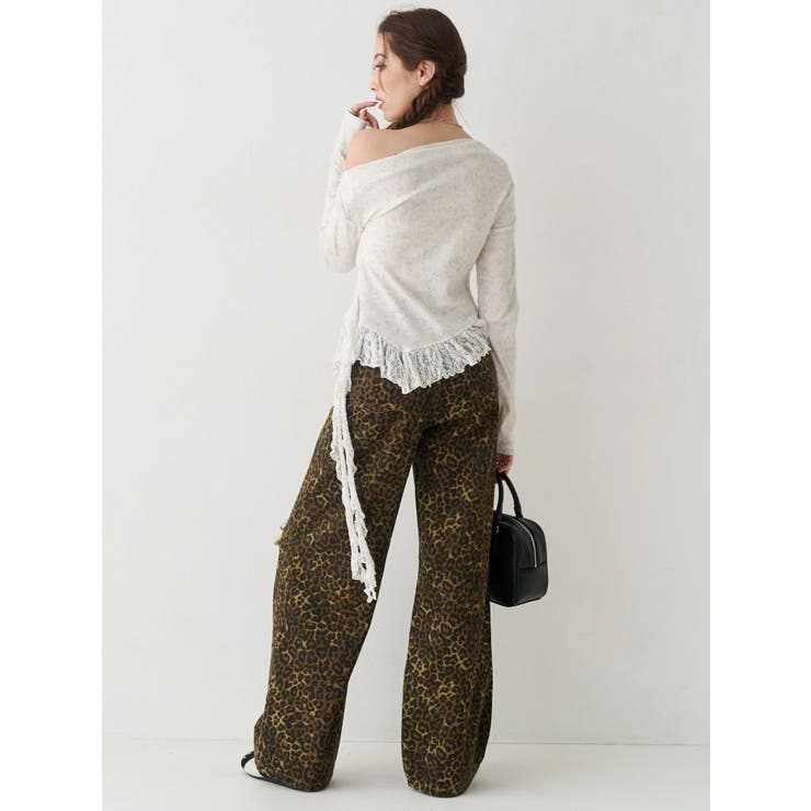 グラフィックワイドパンツ | EVRIS | 詳細画像7 