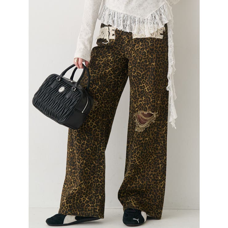 ミックス | グラフィックワイドパンツ | EVRIS