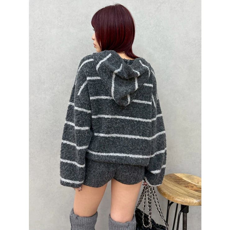 コンパクトニットショートパンツ【セットアップ着用可能】 | EVRIS | 詳細画像12 