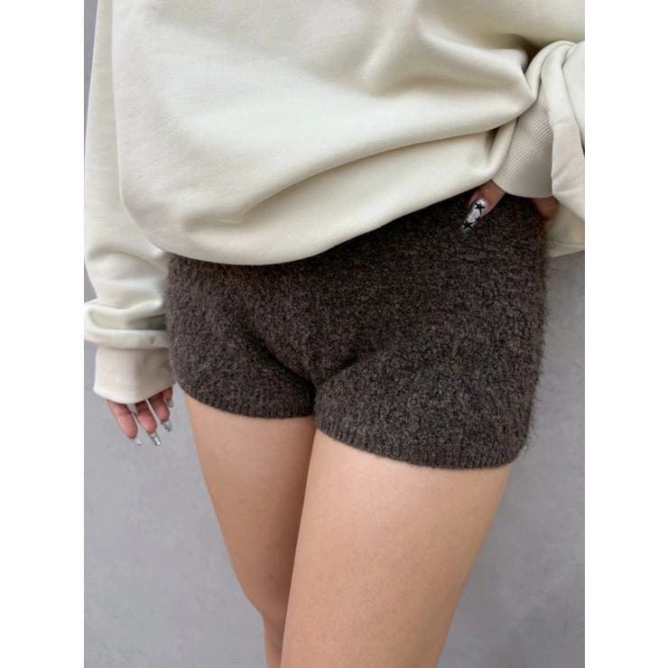 コンパクトニットショートパンツ【セットアップ着用可能】 | EVRIS | 詳細画像16 