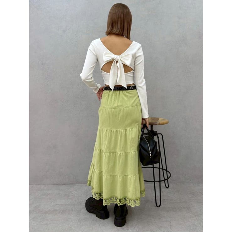 スリットロングティアードスカート | EVRIS | 詳細画像14 