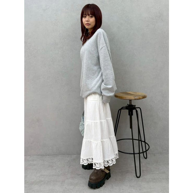 スリットロングティアードスカート | EVRIS | 詳細画像21 