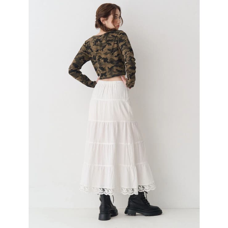 スリットロングティアードスカート | EVRIS | 詳細画像5 