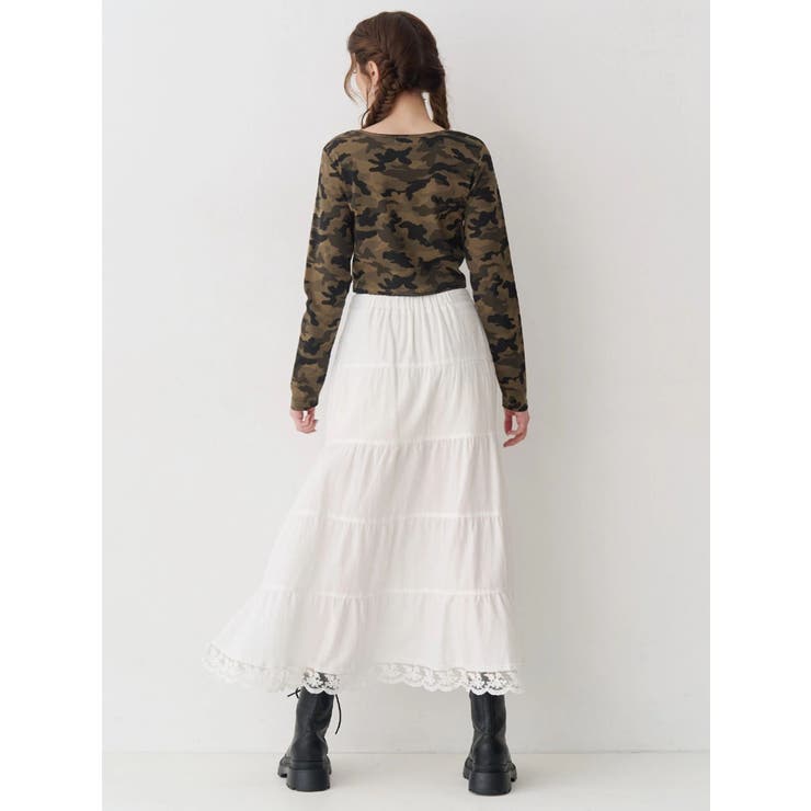 スリットロングティアードスカート | EVRIS | 詳細画像6 