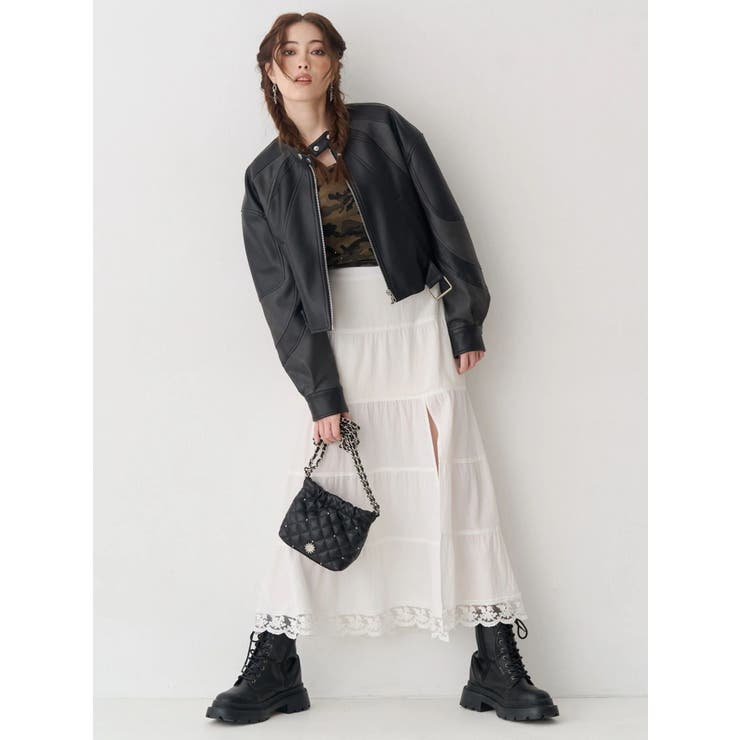 スリットロングティアードスカート | EVRIS | 詳細画像9 