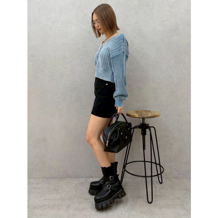 ツイルタイトミニスカート | EVRIS | 詳細画像16 