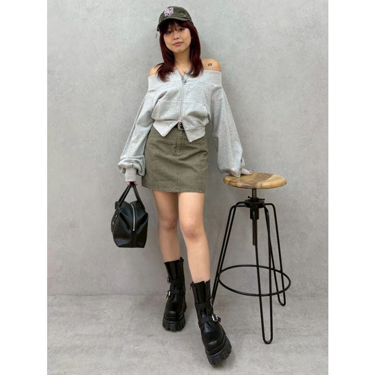 ツイルタイトミニスカート | EVRIS | 詳細画像27 