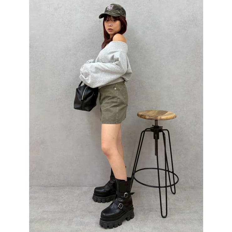 ツイルタイトミニスカート | EVRIS | 詳細画像28 