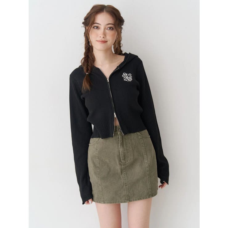 ツイルタイトミニスカート | EVRIS | 詳細画像4 