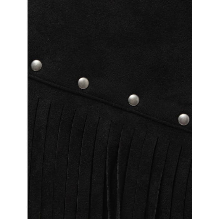 フェイクスウェードフリンジスタッズミニスカート【セットアップ着用可能】 | EVRIS | 詳細画像39 