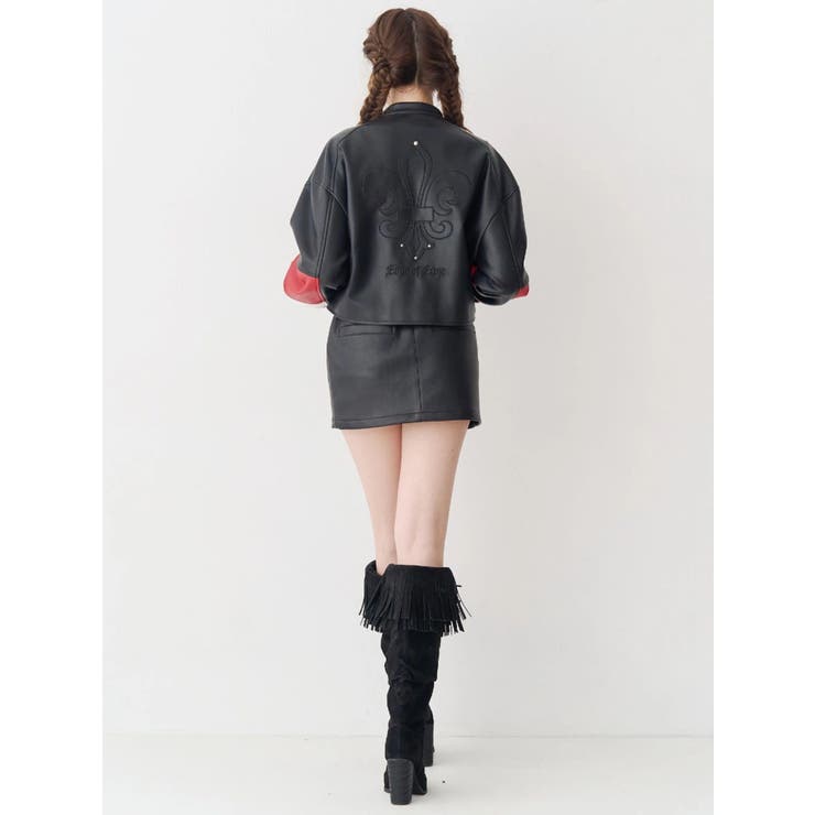 フェイクレザーベルトミニスカート【セットアップ着用可能】 | EVRIS | 詳細画像13 