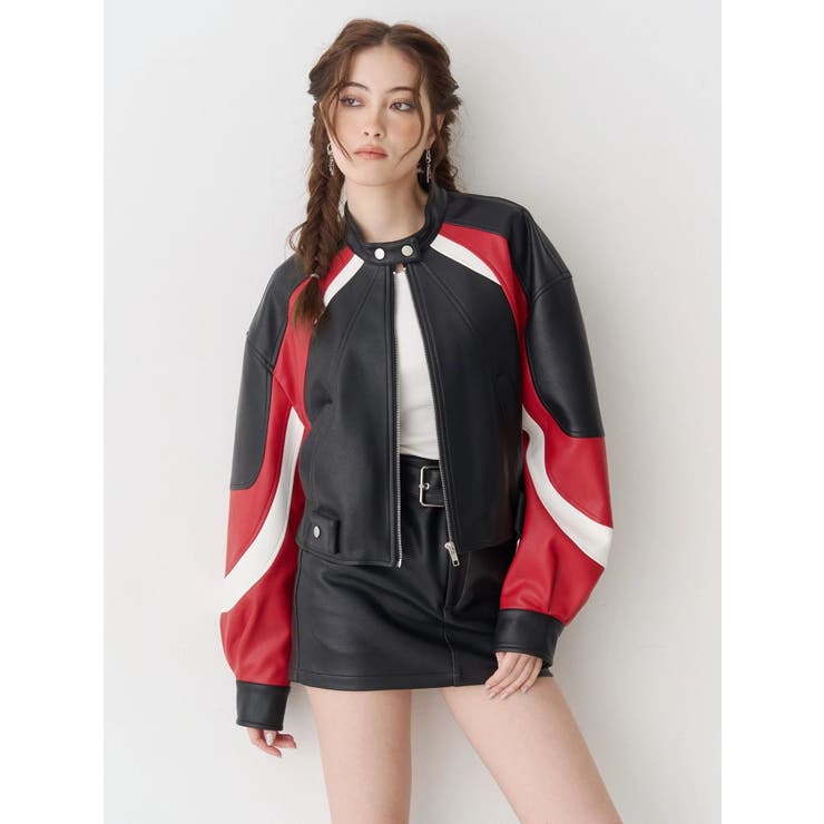 フェイクレザーベルトミニスカート【セットアップ着用可能】 | EVRIS | 詳細画像8 