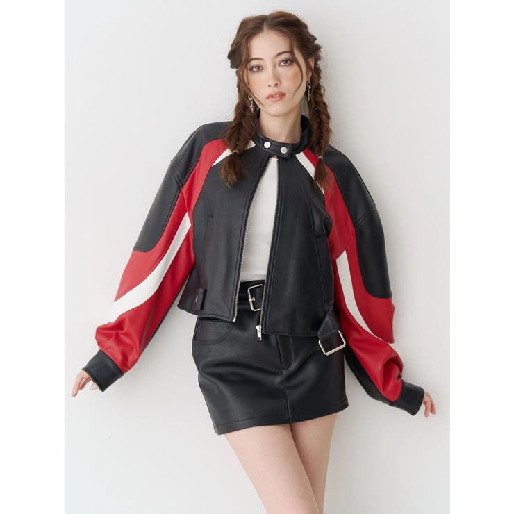 フェイクレザーベルトミニスカート【セットアップ着用可能】 | EVRIS | 詳細画像9 